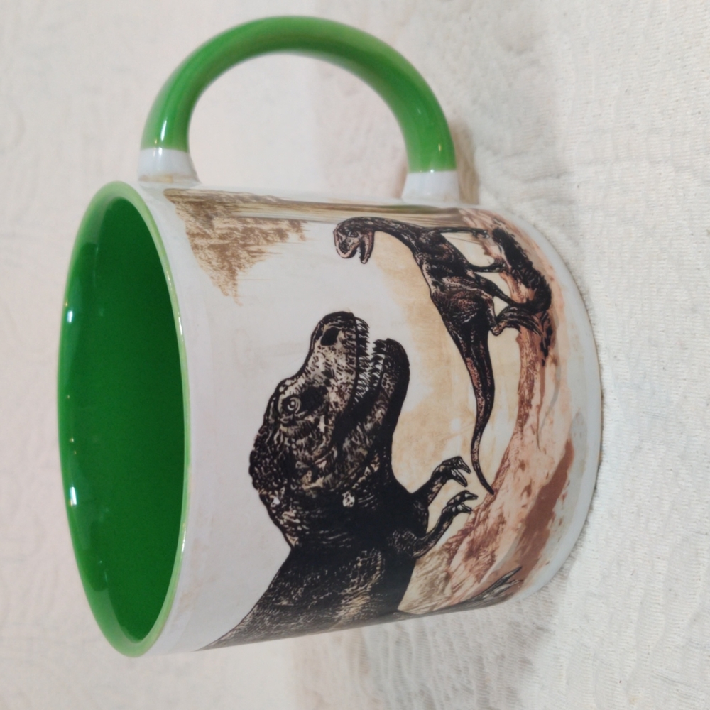 Disappearing Dinosaur Heat Changing Coffee Mug 2015